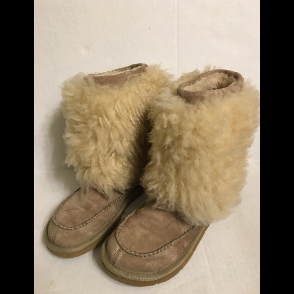 UGG Vtg Australia Suede Shearling Boots - Picture 8 of 15